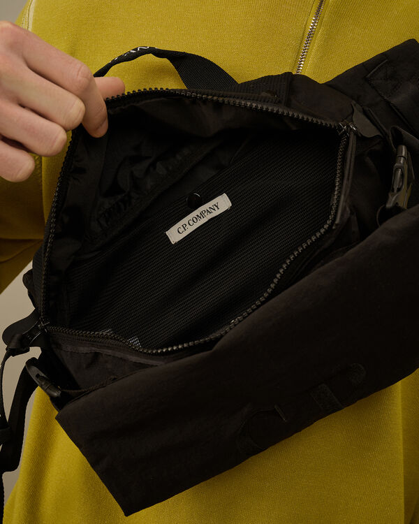 C.p. Company Plain Paper Touch Waistbag BLACK
