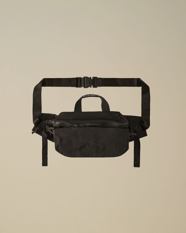 c.p. company Plain Paper Touch Waistbag BLACK