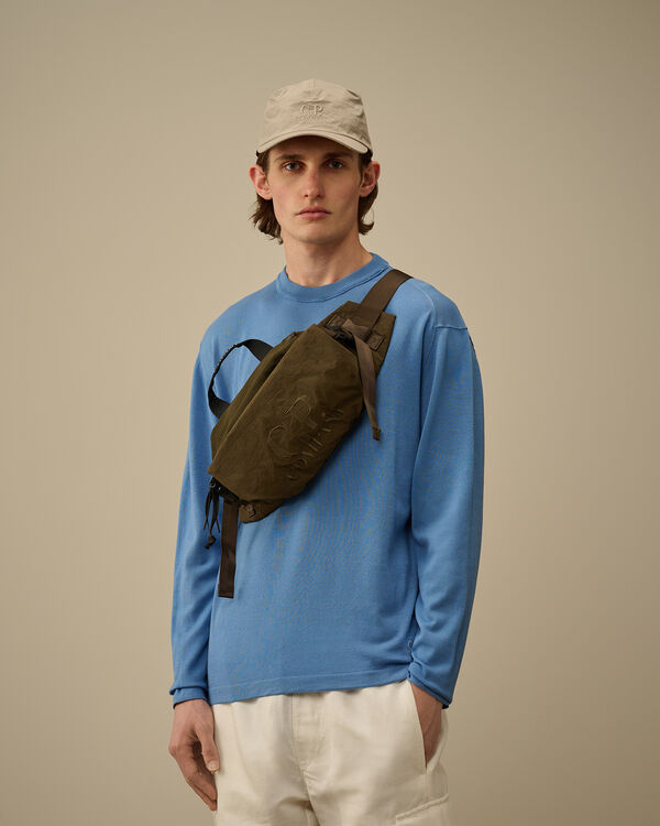 C.p. Company Plain Paper Touch Waistbag IVY GREEN