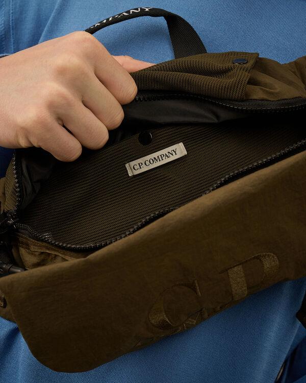 C.p. Company Plain Paper Touch Waistbag IVY GREEN