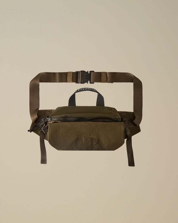 c.p. company Plain Paper Touch Waistbag IVY GREEN