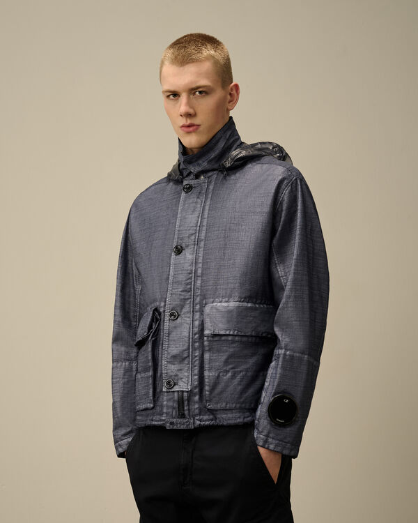 C.p. Company Rafia Mille Jacket OCEANA - BLUE