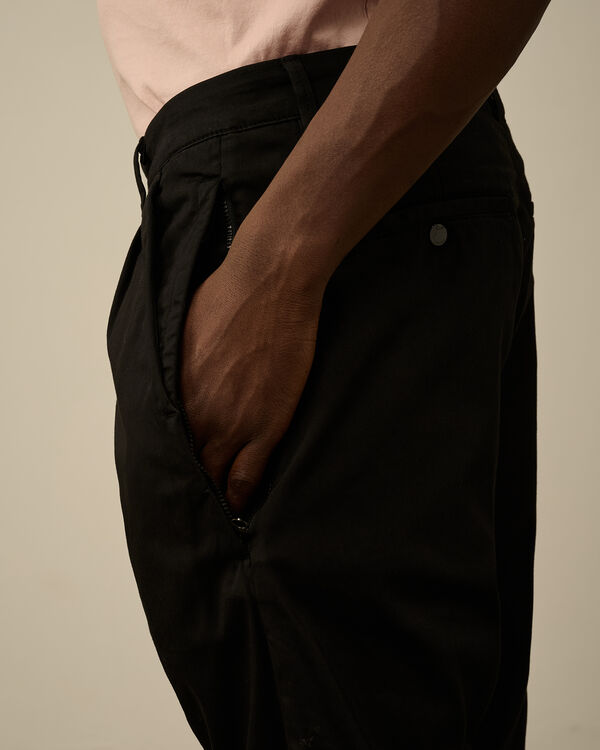 C.p. Company Stretch Sateen Regular Pants BLACK
