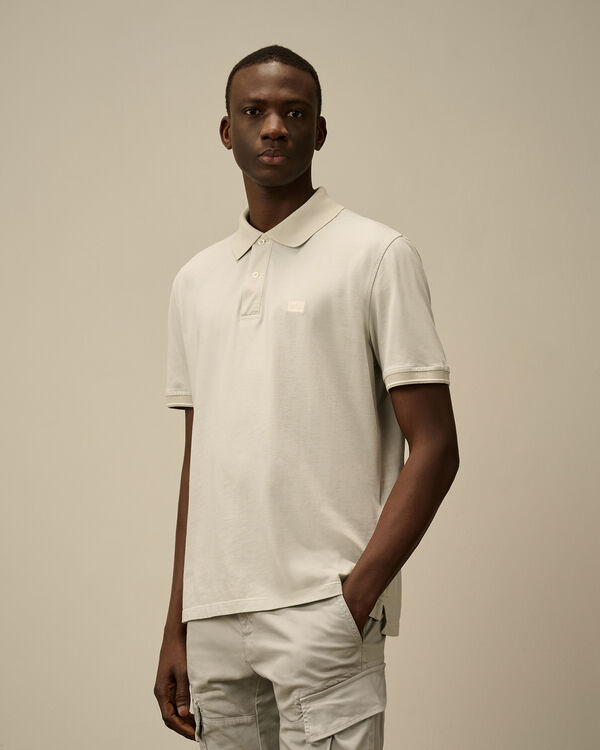 C.p. Company Tacting Piquet Polo BLUE FOX - GREY