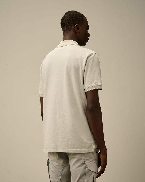 C.p. Company Tacting Piquet Polo BLUE FOX - GREY