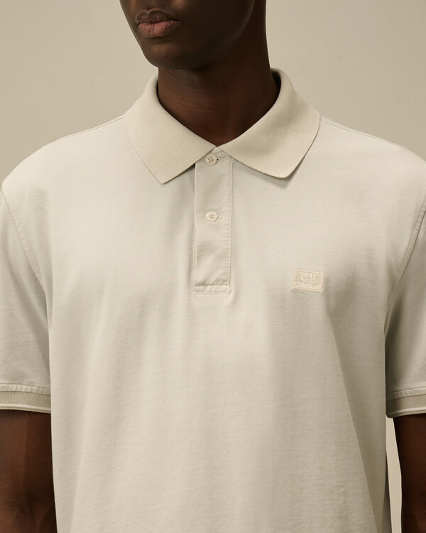 C.p. Company Tacting Piquet Polo BLUE FOX - GREY