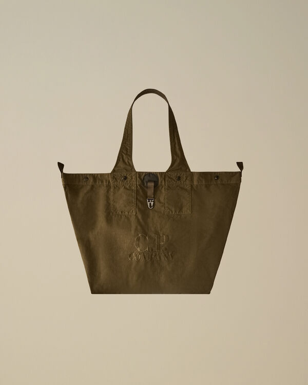c.p. company Twill Left Hand Logo Bag IVY GREEN