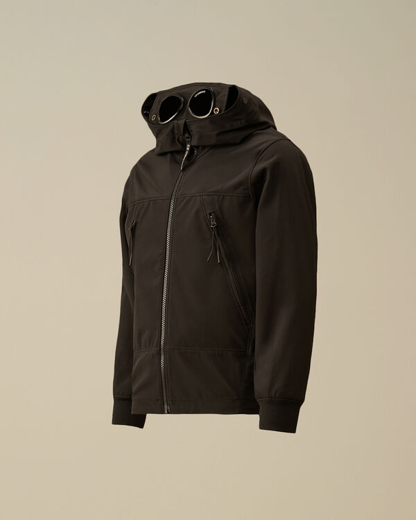 c.p. company U16 C.P. Shell-R Goggle Jacket BLACK