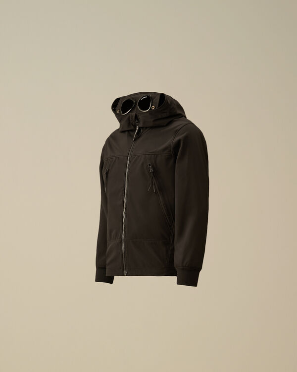 c.p. company U16 C.P. Shell-R Goggle Jacket BLACK