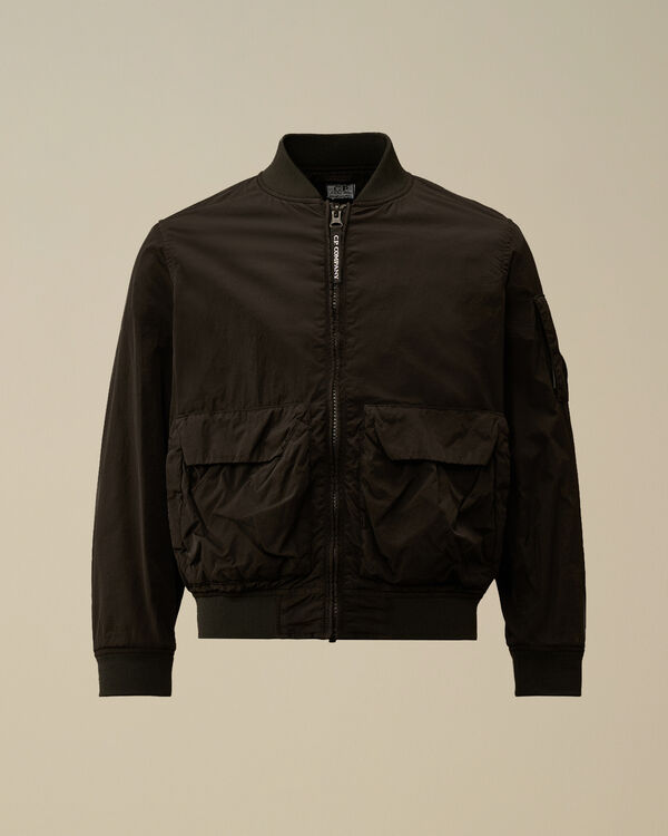 C.p. Company U16 Chrome-R Lens Bomber Jacket BLACK