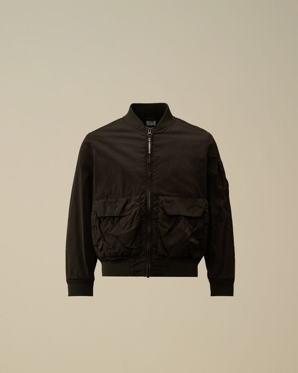C.p. Company U16 Chrome-R Lens Bomber Jacket BLACK