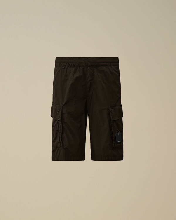 C.p. Company U16 Chrome-R Lens Cargo Shorts BLACK