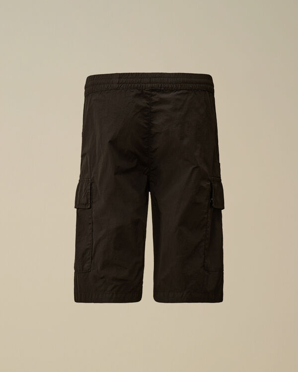 C.p. Company U16 Chrome-R Lens Cargo Shorts BLACK