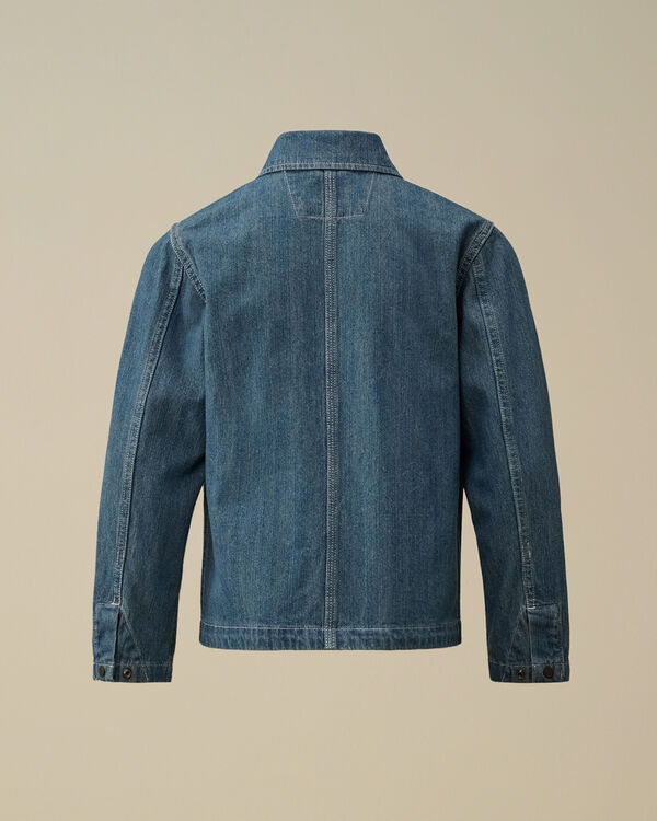 C.p. Company U16 Denim Jacket DENIM - BLUE