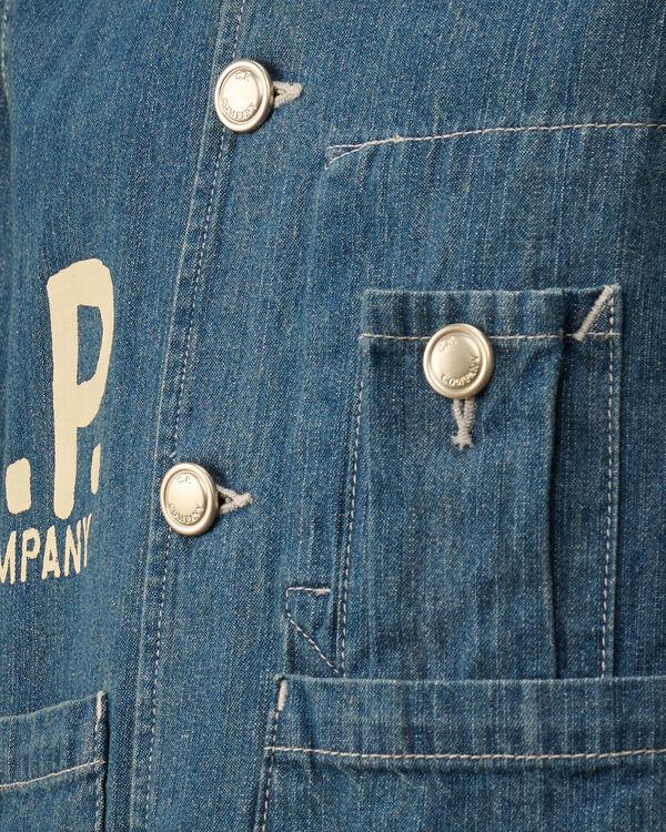 C.p. Company U16 Denim Jacket DENIM - BLUE