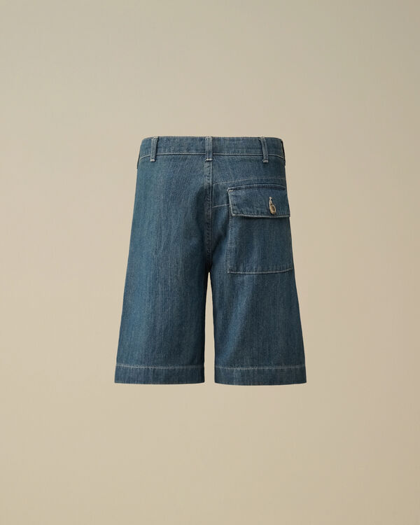 C.p. Company U16 Denim Shorts DENIM - BLUE