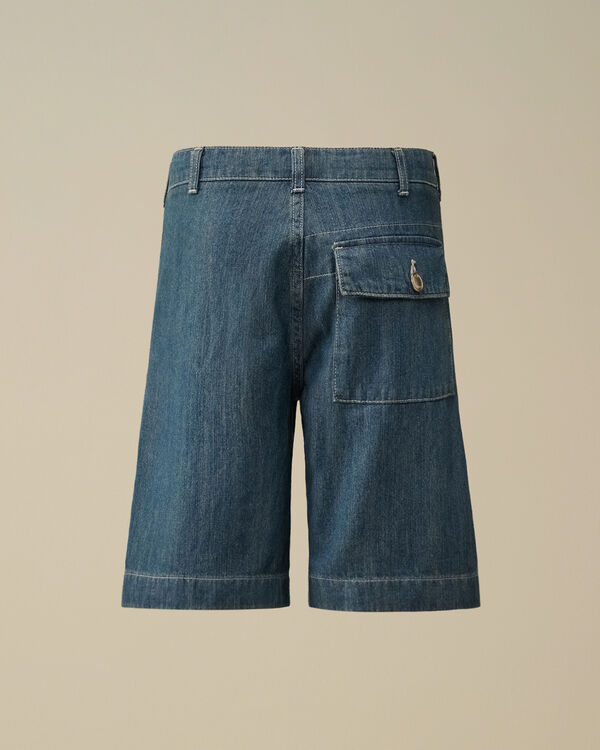 C.p. Company U16 Denim Shorts DENIM - BLUE