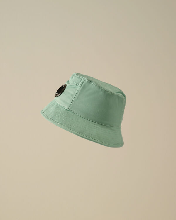 C.p. Company U16 Gabardine Bucket Hat CANTON - GREEN