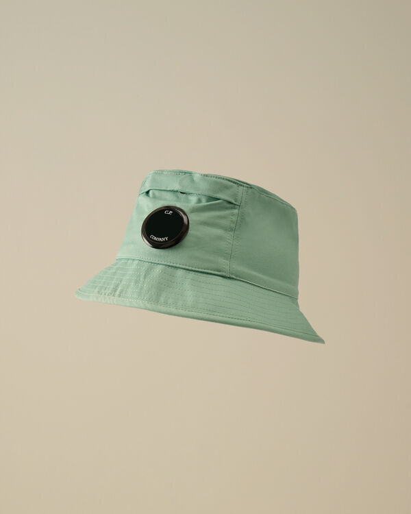 c.p. company U16 Gabardine Bucket Hat CANTON - GREEN