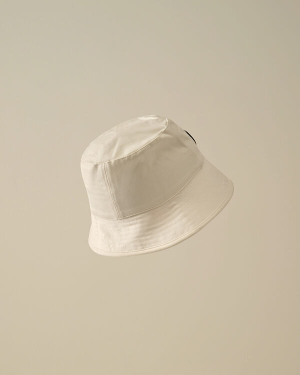 C.p. Company U16 Gabardine Bucket Hat GAUZE WHITE