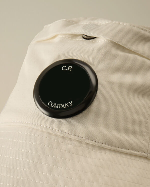 C.p. Company U16 Gabardine Bucket Hat GAUZE WHITE