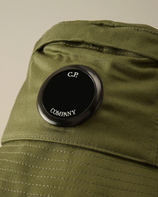 C.p. Company U16 Gabardine Bucket Hat THYME - GREEN