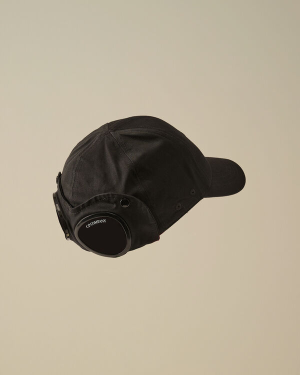 C.p. Company U16 Gabardine Goggle Cap BLACK