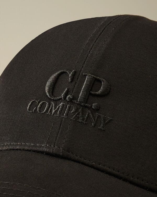 C.p. Company U16 Gabardine Goggle Cap BLACK