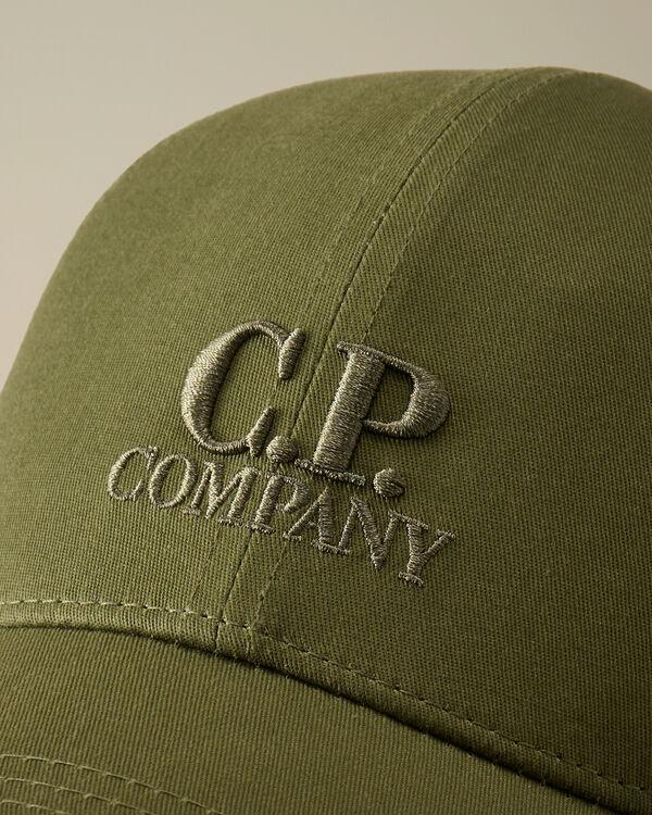 C.p. Company U16 Gabardine Goggle Cap THYME - GREEN