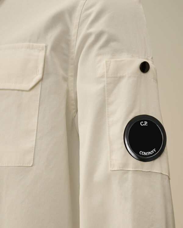 C.p. Company U16 Gabardine Lens Shirt GAUZE WHITE