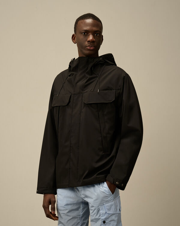 C.p. Company C.P. Shell-R Double Pocket Goggle Jacket BLACK