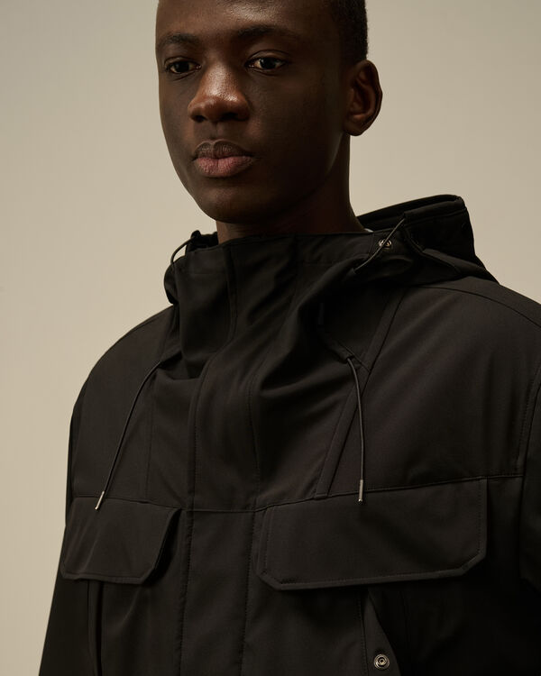 C.p. Company C.P. Shell-R Double Pocket Goggle Jacket BLACK