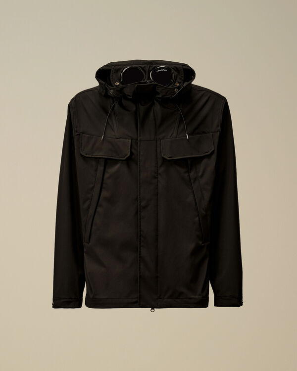 c.p. company C.P. Shell-R Double Pocket Goggle Jacket BLACK