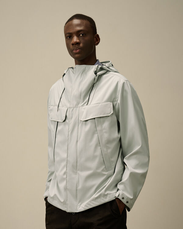 C.p. Company C.P. Shell-R Double Pocket Goggle Jacket BLUE FOX - GREY