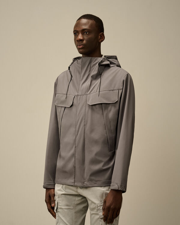C.p. Company C.P. Shell-R Double Pocket Goggle Jacket SMOKED PEARL - GREY