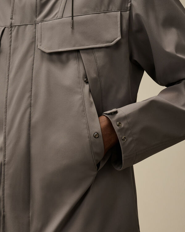 C.p. Company C.P. Shell-R Double Pocket Goggle Jacket SMOKED PEARL - GREY