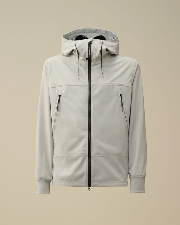 c.p. company C.P. Shell-R Goggle Jacket BLUE FOX - GREY