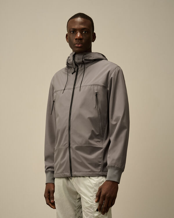 C.p. Company C.P. Shell-R Goggle Jacket SMOKED PEARL - GREY