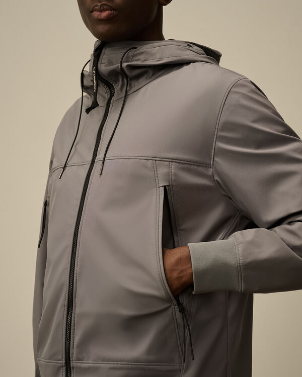 C.p. Company C.P. Shell-R Goggle Jacket SMOKED PEARL - GREY