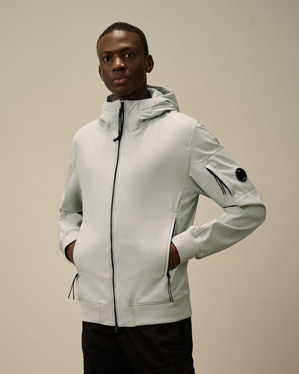 C.p. Company C.P. Shell-R Hooded Jacket BLUE FOX - GREY