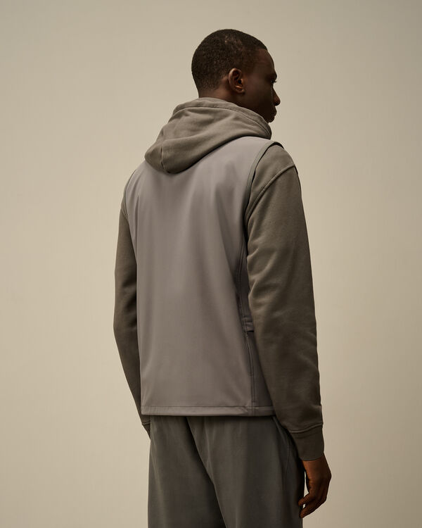 C.p. Company C.P. Shell-R Hooded Vest SMOKED PEARL - GREY