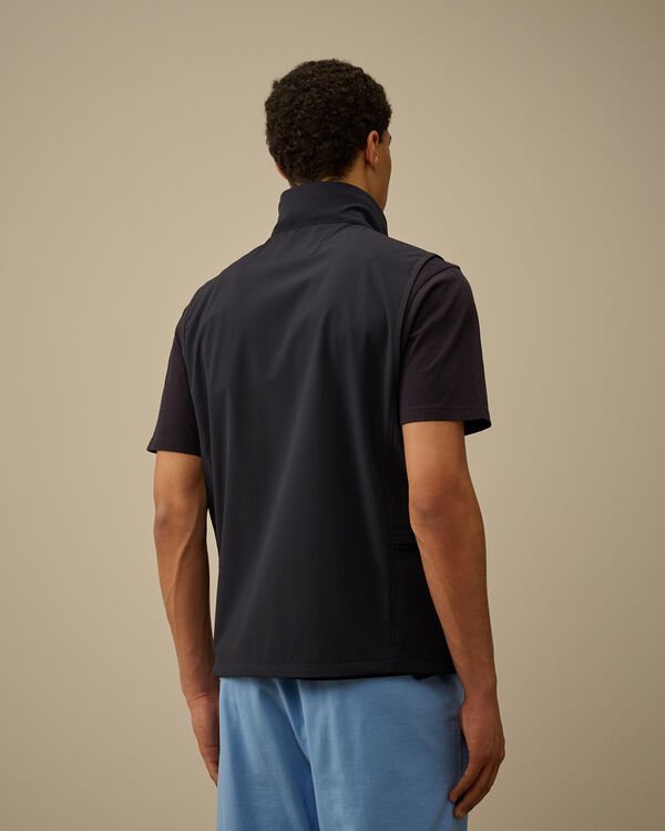 C.p. Company C.P. Shell-R Hooded Vest TOTAL ECLIPSE - BLUE