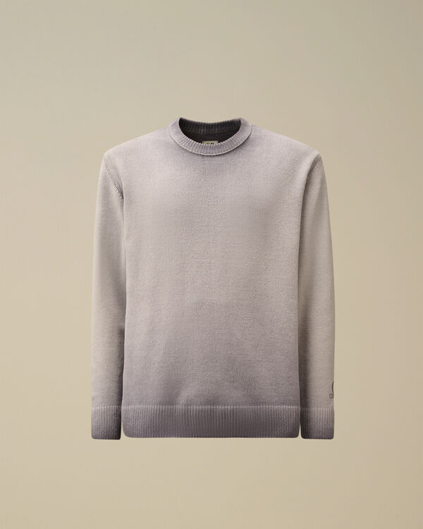 c.p. company Chenille Cotton Crewneck Knit LAVANDER VIOLET