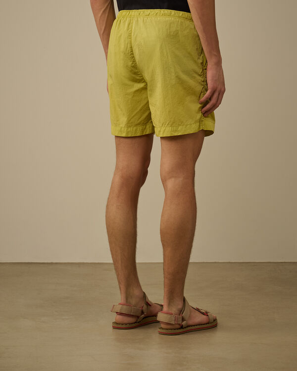 C.p. Company Chrome-E British Sailor Swim Shorts CRESS GREEN - YELLOW