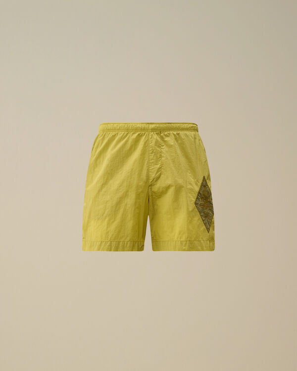 c.p. company Chrome-E British Sailor Swim Shorts CRESS GREEN - YELLOW