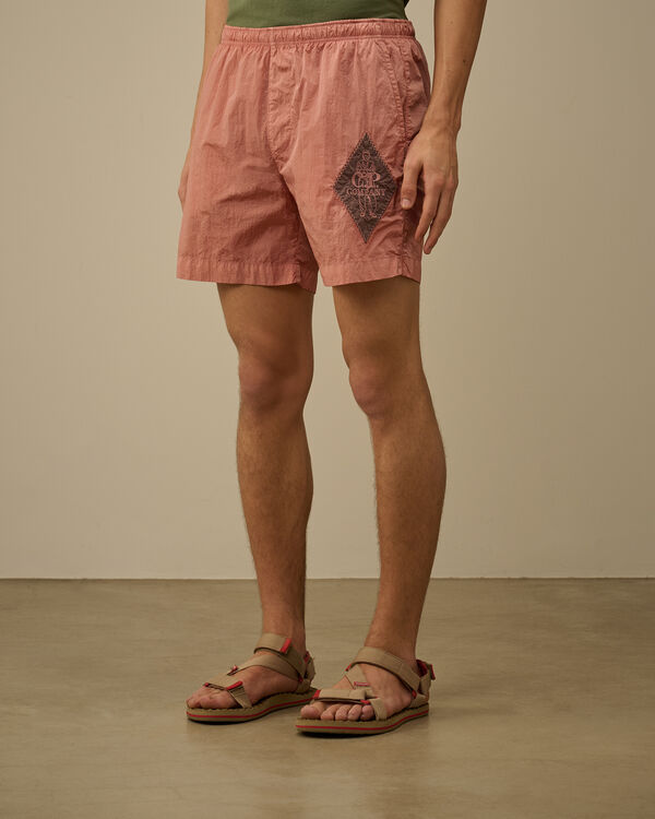 C.p. Company Chrome-E British Sailor Swim Shorts MISTY ROSE - PINK