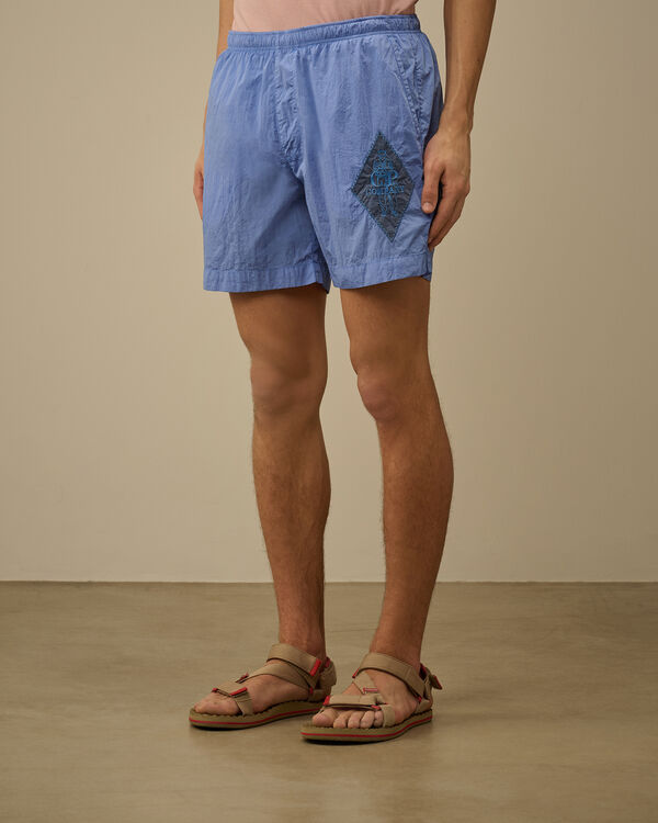 C.p. Company Chrome-E British Sailor Swim Shorts PACIFIC COAST - LIGHT-BLUE
