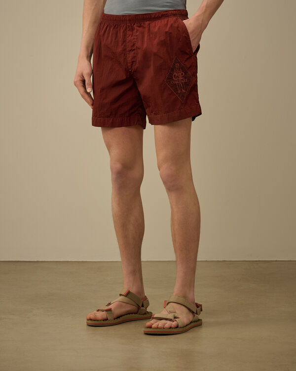 C.p. Company Chrome-E British Sailor Swim Shorts SABLE - BROWN