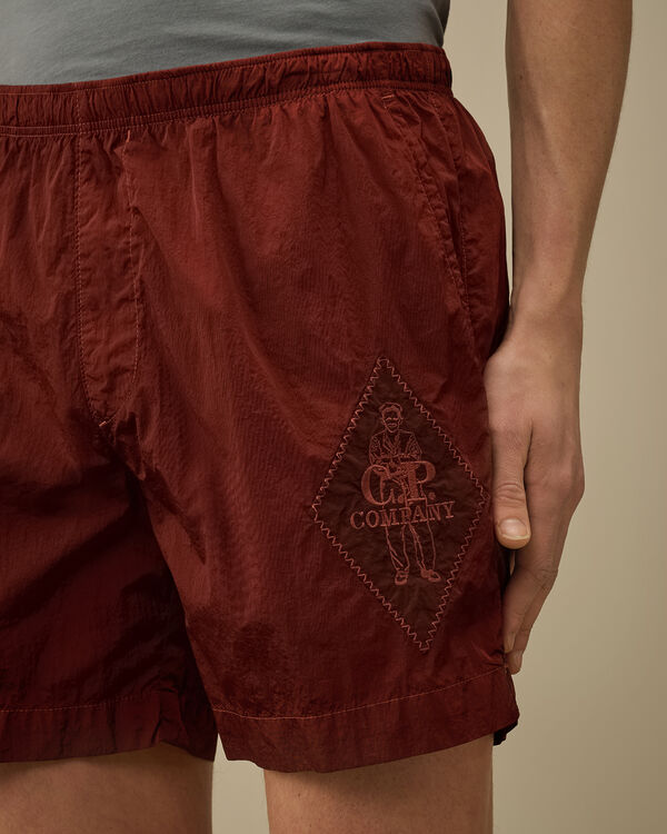 C.p. Company Chrome-E British Sailor Swim Shorts SABLE - BROWN