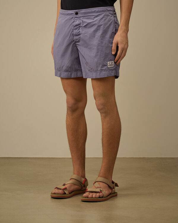 C.p. Company Chrome-E Buttoned Swim Shorts LAVANDER VIOLET